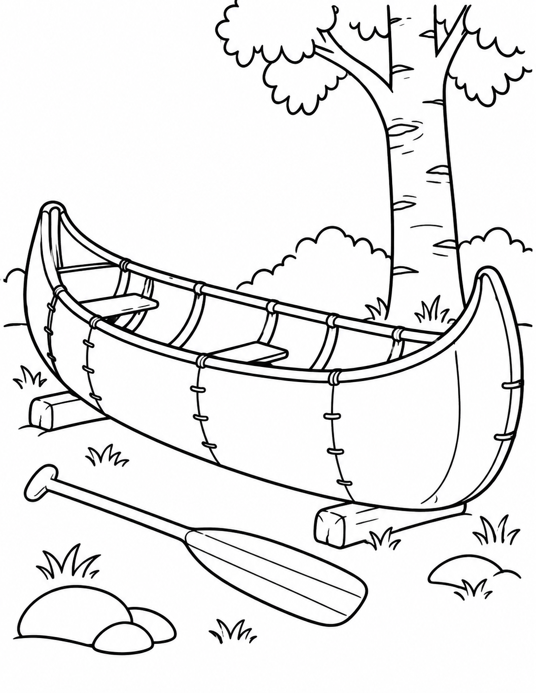 Un canot d’écorce