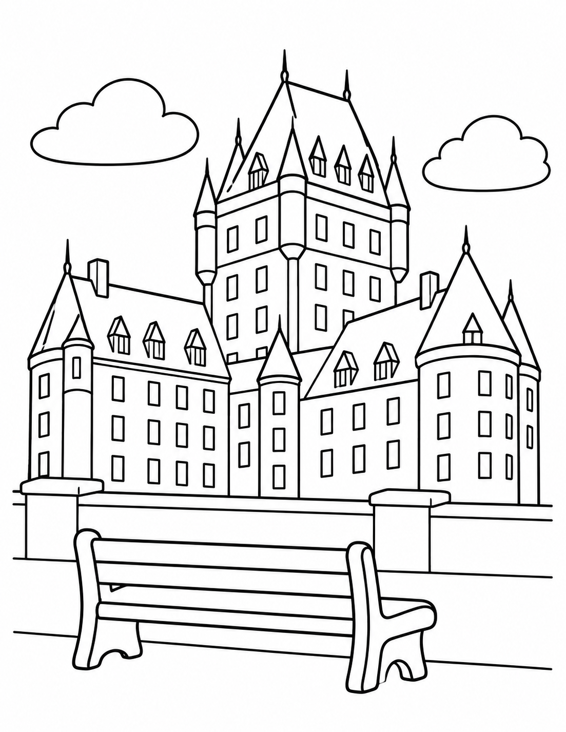 Illustration : le Château Frontenac